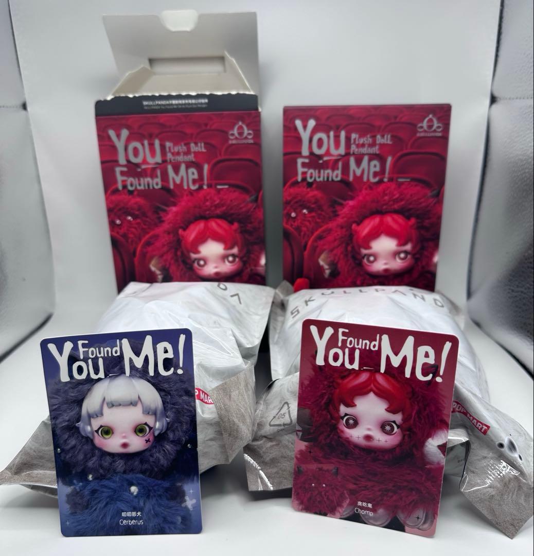 skullpanda You Found Me! 2体セット AUTHENTIC SKULLPANDA You Found Me Series Confirmed Blind Box Gift