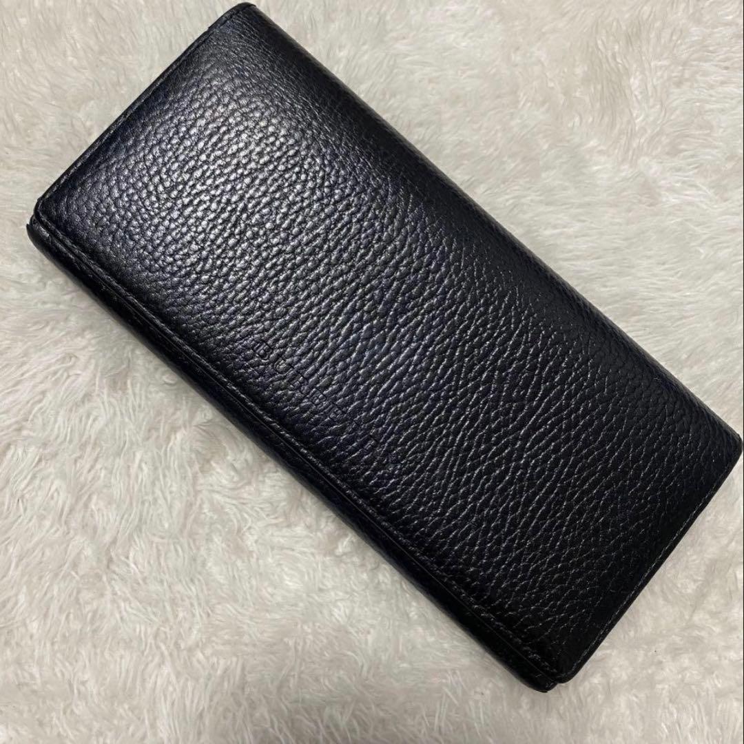 極 美品 BURBERRY バーバリー 長財布 ブラック ロゴ 本革 折り財布 BURBERRY（バーバリー） 《P5倍》バーバリー 長財布 財布 メンズ TB
