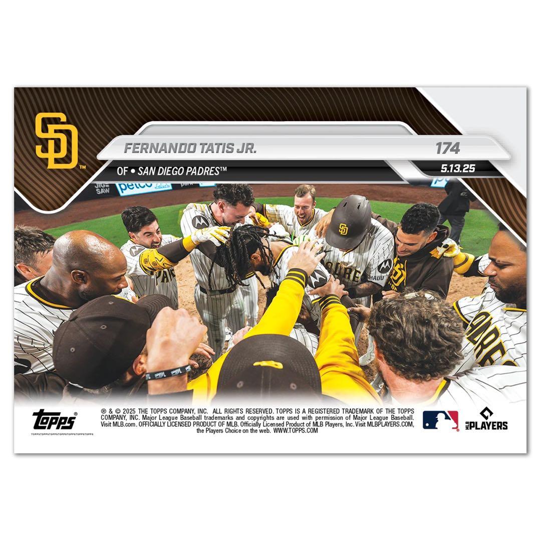 topps now タティスJr. パドレス サヨナラホームラン - メルカリ