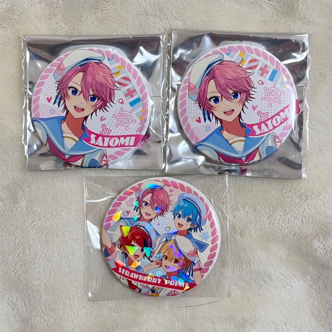 すとぷり さとみくん マリン 缶バッジ - メルカリ