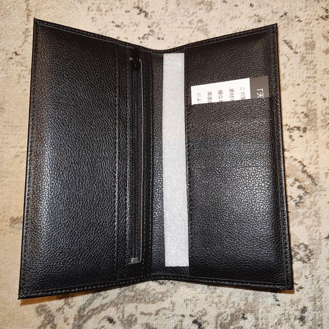 皇居 限定 長財布 黒 大手門 売店 本革 ブラック 折り財布 - メルカリ