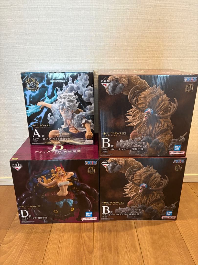 一番くじ　ワンピース　EX 悪魔を宿す者達 vol.3 A賞　B賞　D賞