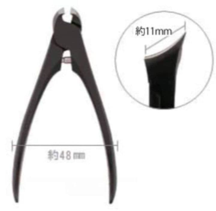 SUWADA スワダ ネイルニッパー 爪切り ブラック ふた付き - メルカリ