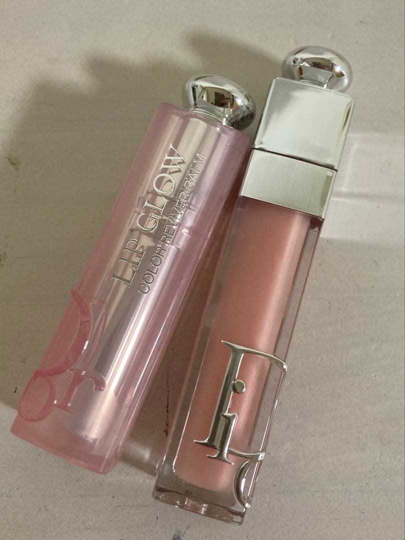 新品2点ディオールアディクトリップマキシマイザー リップグロウバーム001ピンク Dior Addict 【並行輸入品】Dior ディオール アディクト リップ