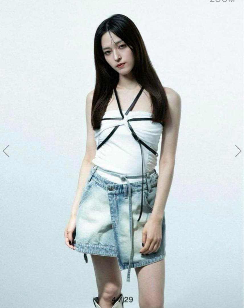 トップス Melt the lady swirl belt tops