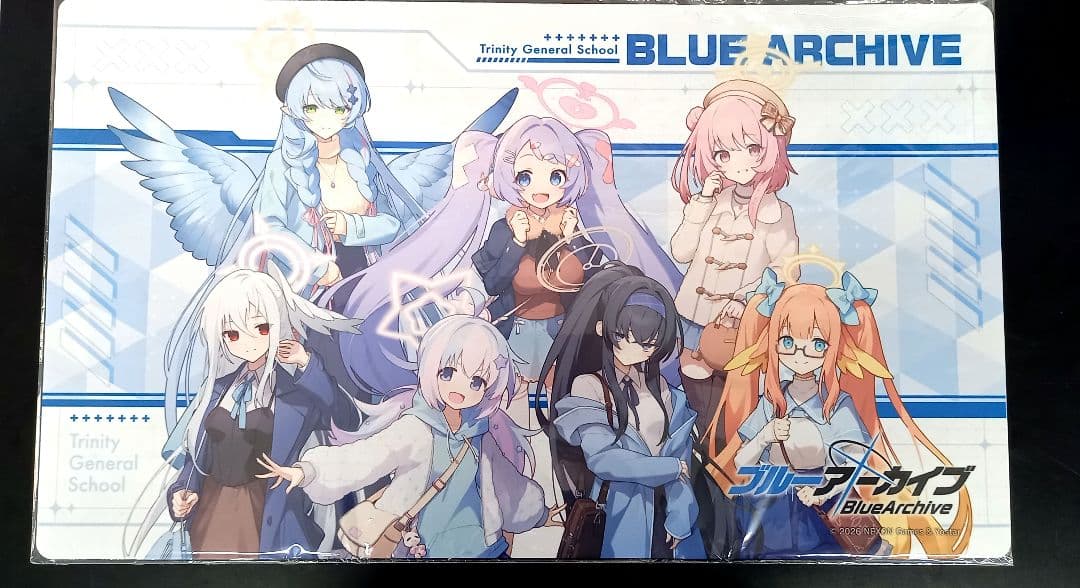 ブルーアーカイブ デスクマット プレイマット ラバーマット ローソン