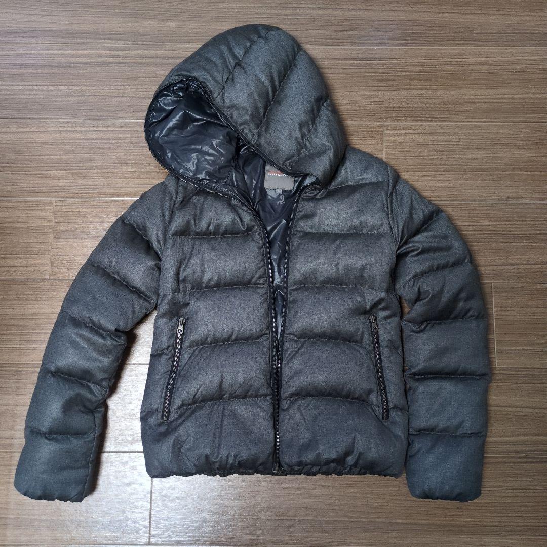 DUVETICA フード付きダウンジャケット 40サイズ ダークグレー
