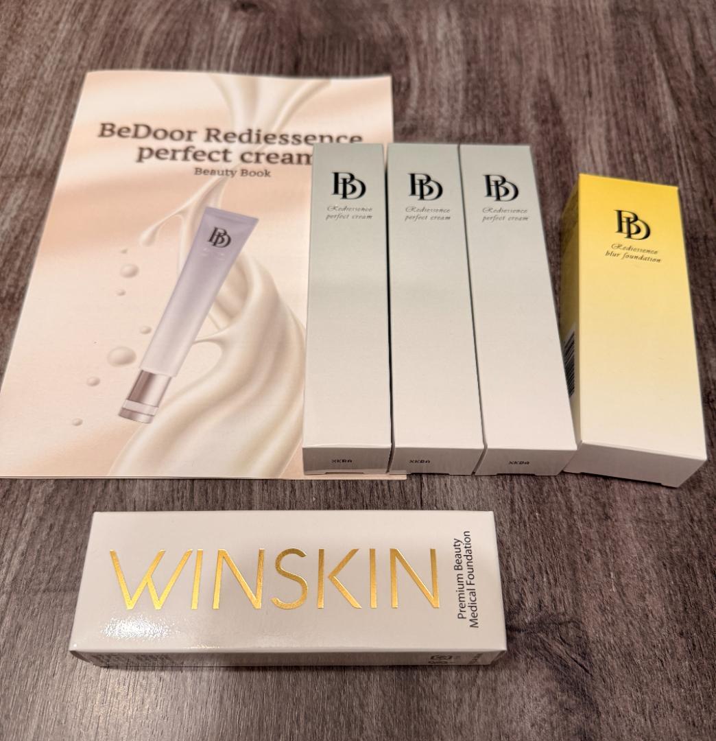 【BeDoor】ビドアー パーフェクトクリーム３本＋ブラーファンデ