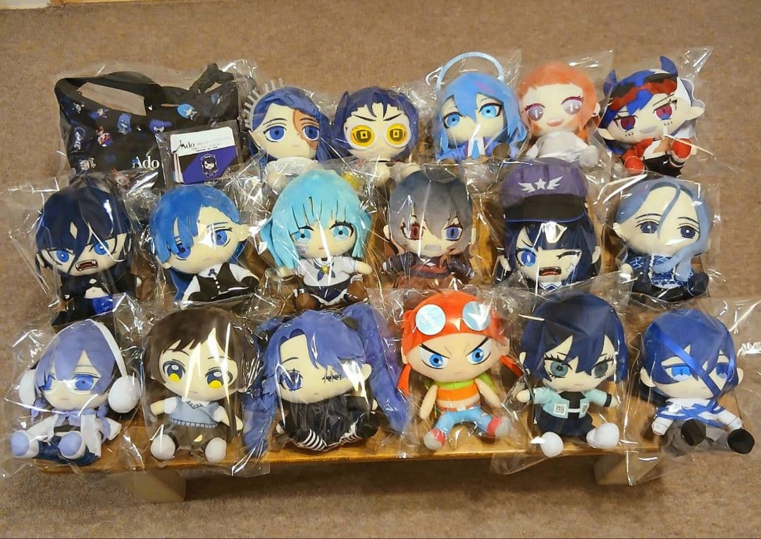 Ado ぬいぐるみ au コンプリートセット 限定バッグ付