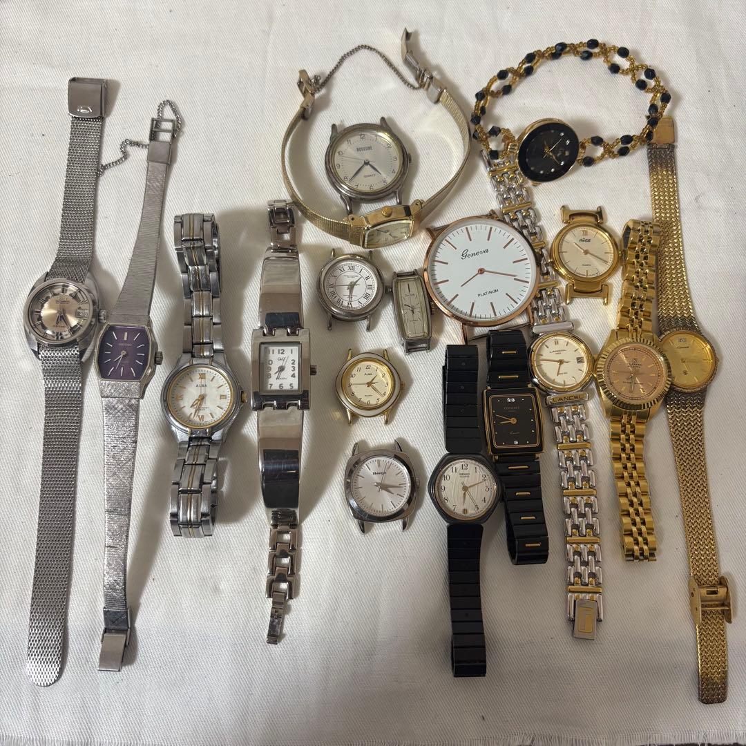 ジャンク扱い レディース SEIKO など アナログ 腕時計 18本 セット