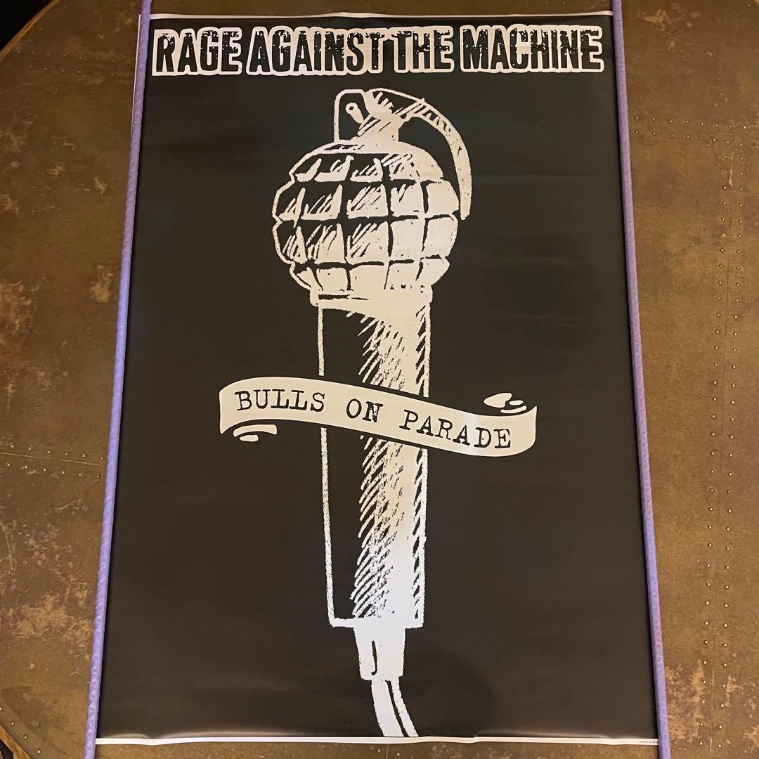 90s デッドストックrage against the machine大ポスター