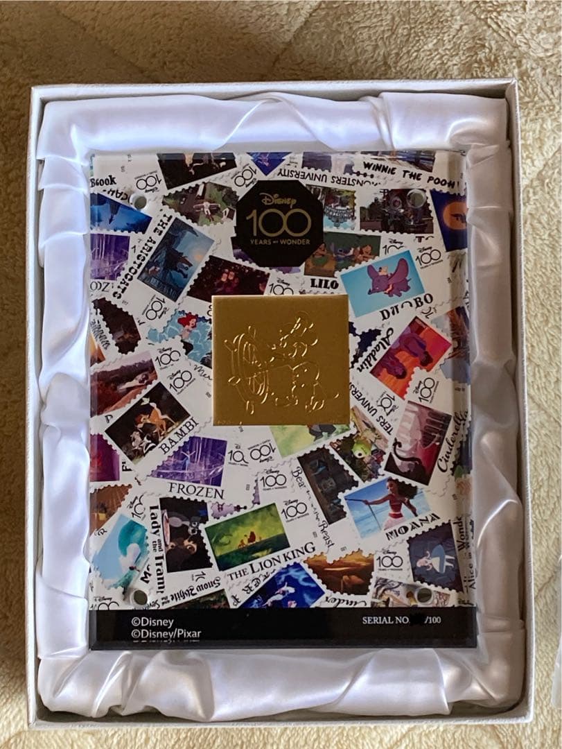 【限定100枚】Disney 100周年記念 ゴールドプレート