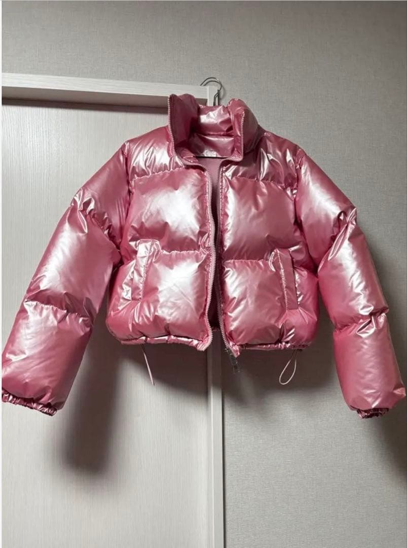 ピンクダウンジャケット 平成ギャル y2k