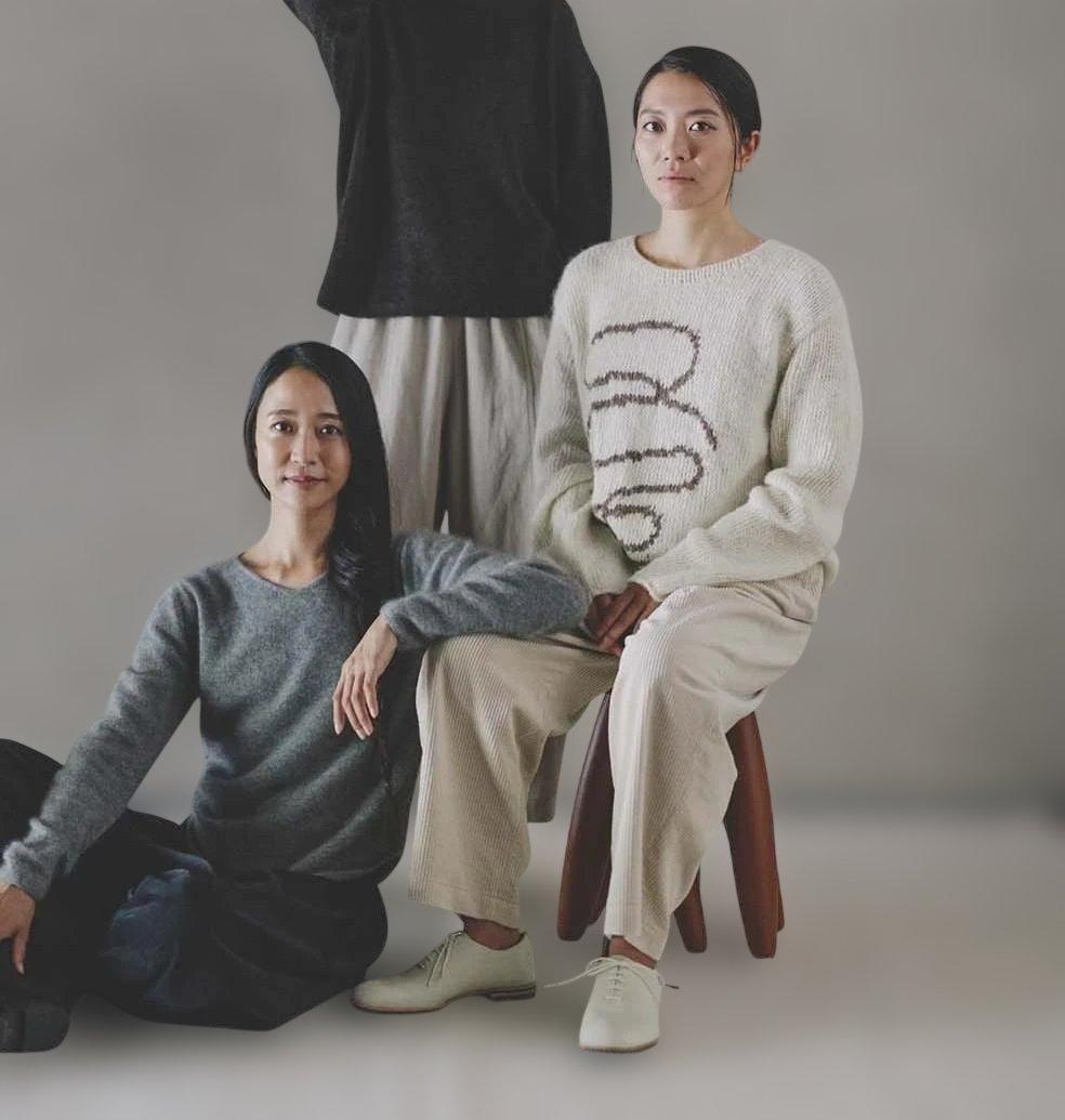 ババグーリ　手紬ぎアルパカお守りニット　2022冬　美品　ヨーガンレール