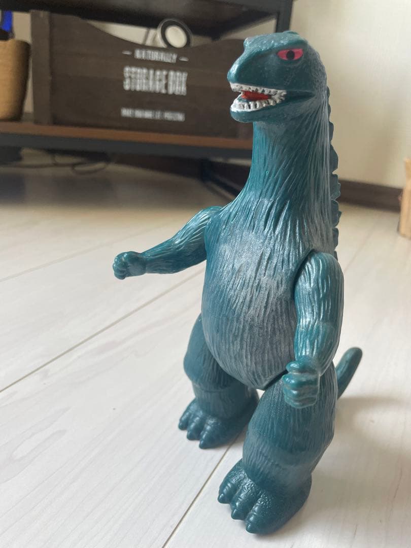 当時物　ゴジラ　ヴィンテージ　ブルマァク Yahoo!オークション - 当時物 ブルマァク ゴジラ ソフビ 約21.5cm 円谷