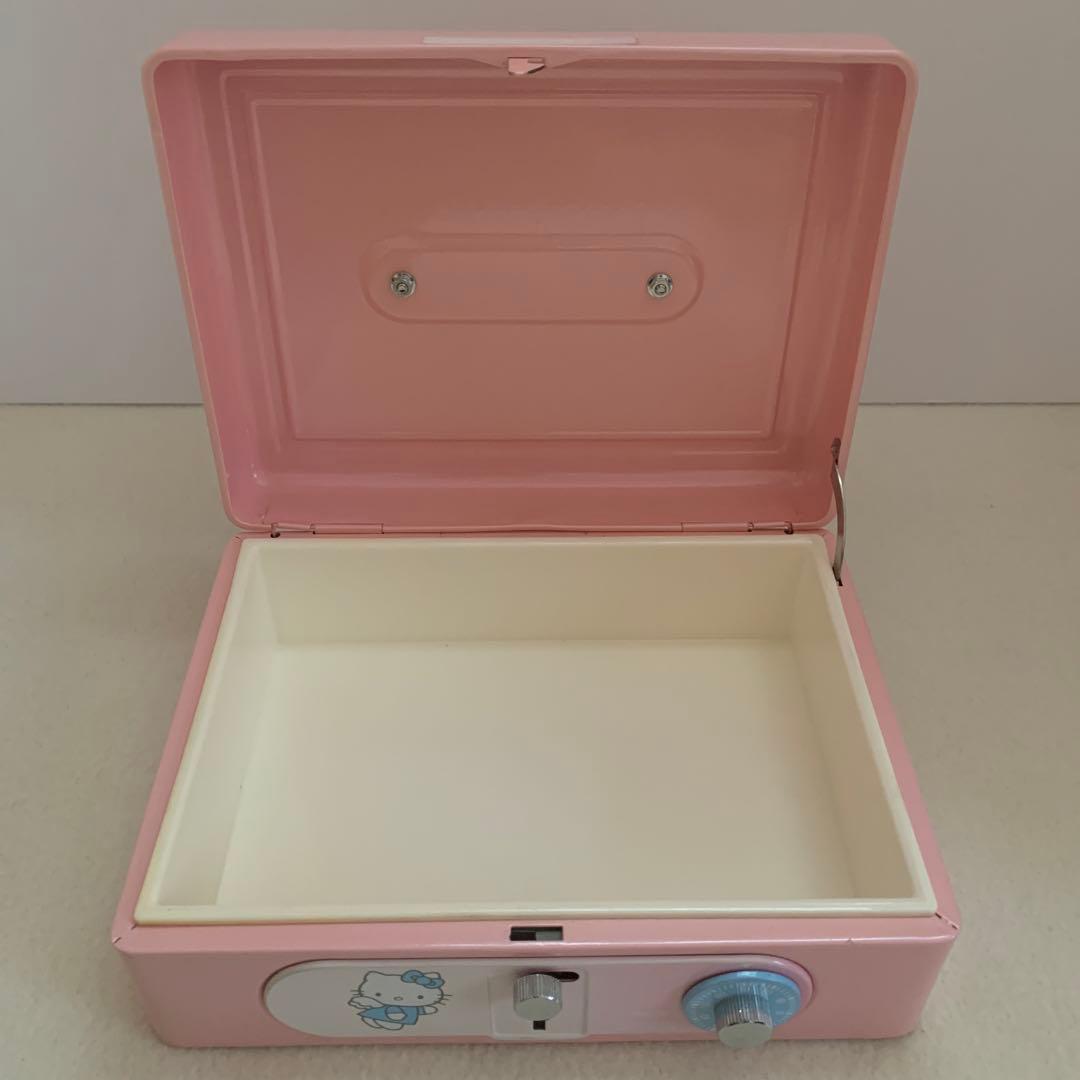 サンリオ♡エンジェルキティ 手提げ金庫 ダイヤル式 鍵付 ハローキティ