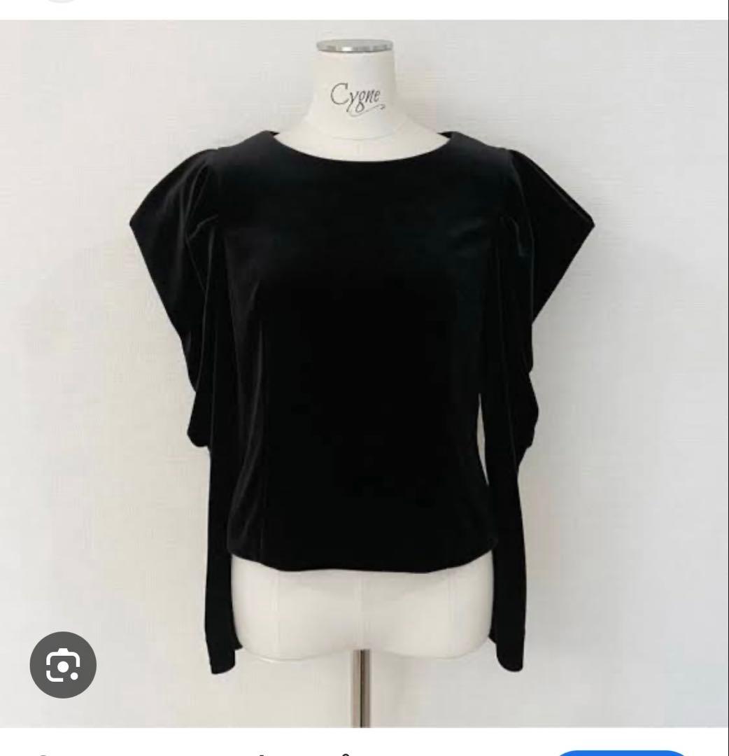 新品未使用！Cygne シーニュ　ベロアトップス Agathe 0 BLK