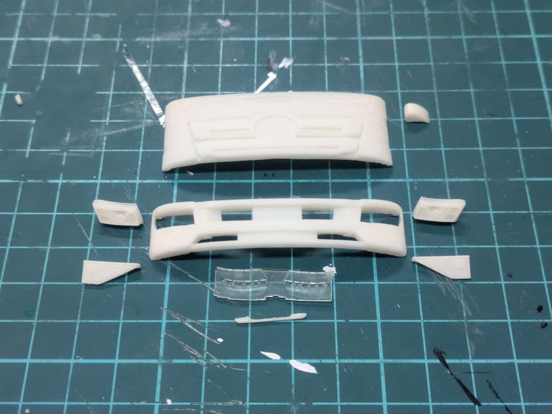 1/32 　HR　フェイスキット　セット　中型　上級者向け　デコトラ 1/32 虎鐵 - AOSHIMA SCALE MODEL LINEUP