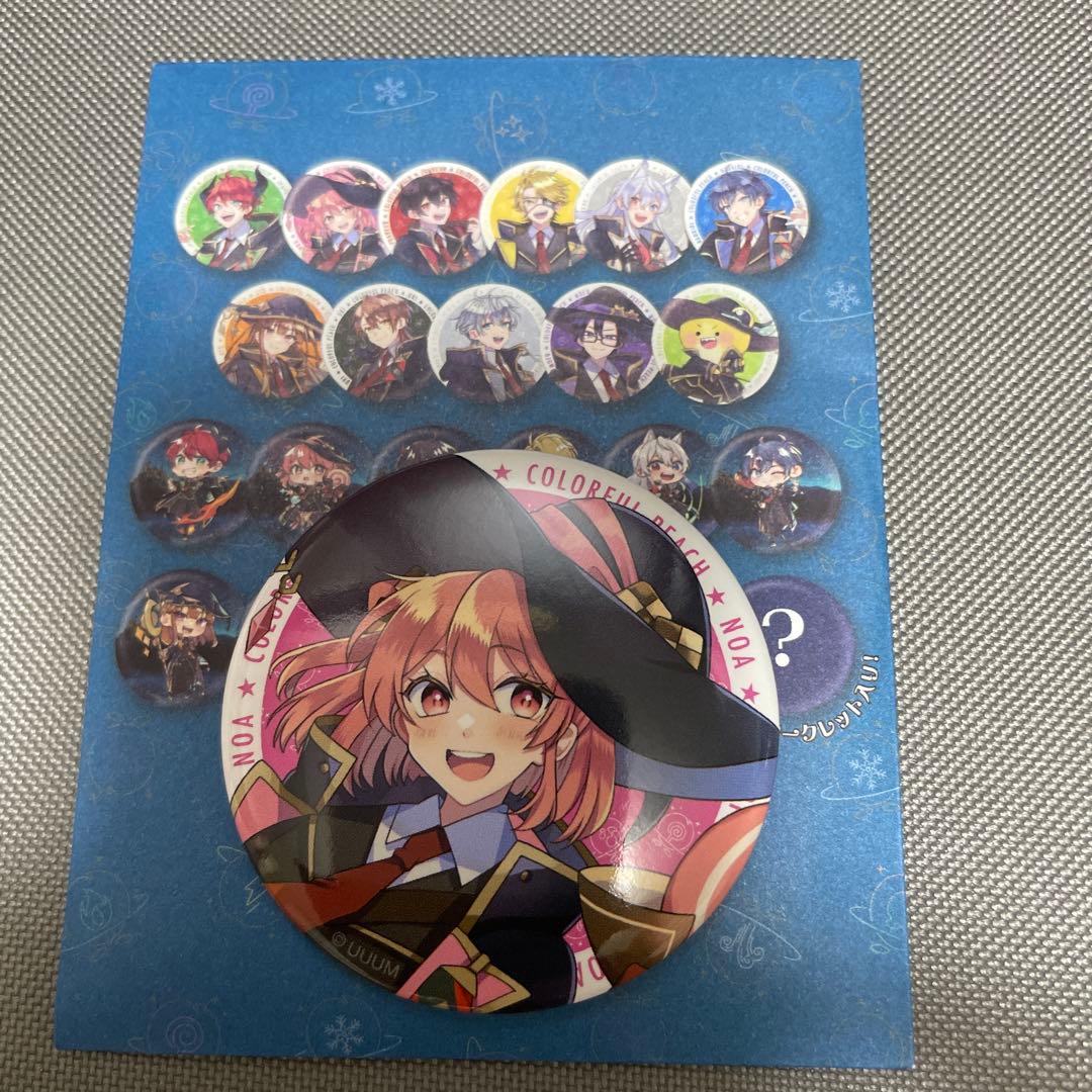 カラフルピーチ 魔法学園 のあ 缶バッジ 等身 缶バッジ からぴち
