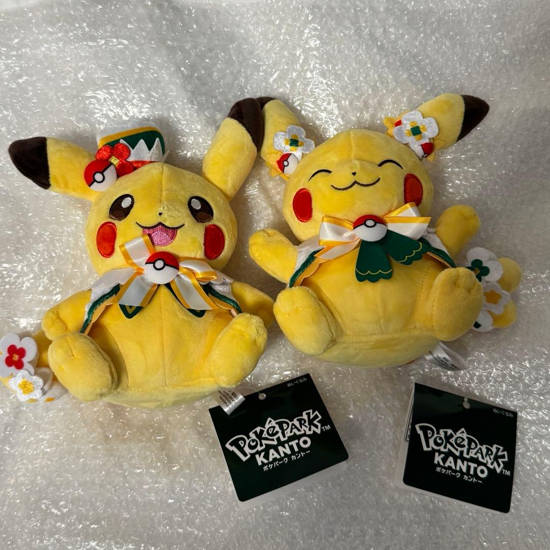 ポケパーク カントー ピカチュウ ぬいぐるみ 2種セット 限定 - メルカリ