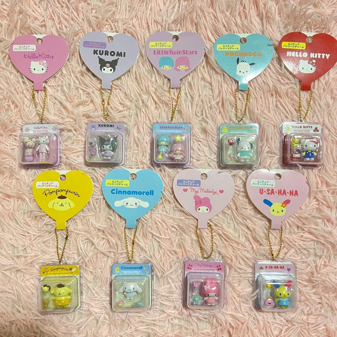 サンリオミニチュアトイシリーズパッケージチャーム 全9種