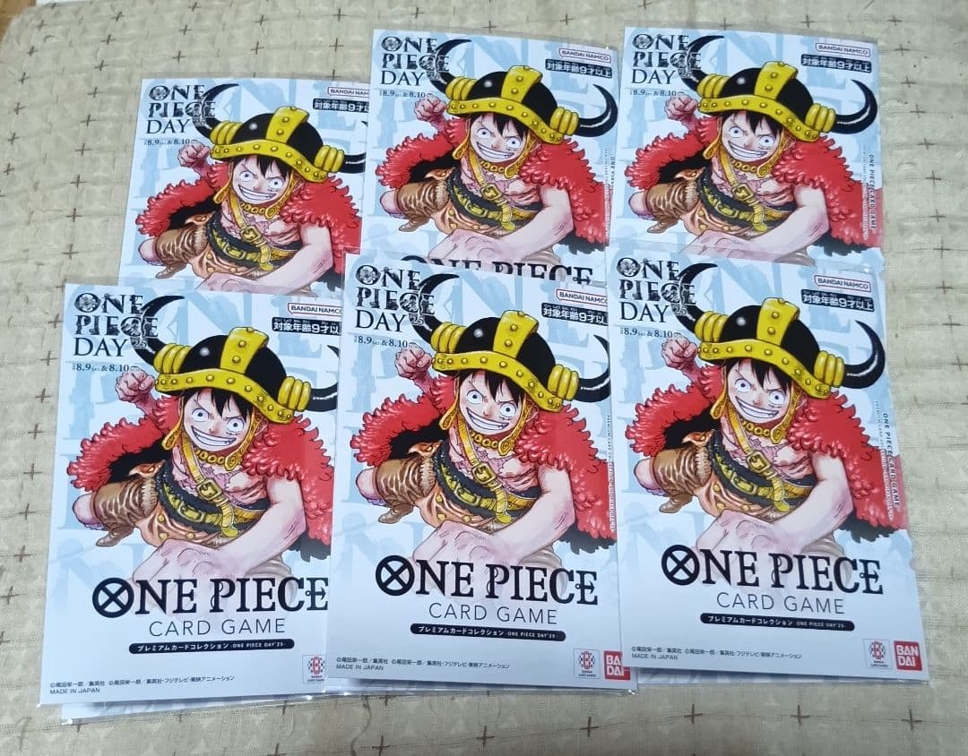 ONE PIECE DAY 2025 ルフィ 未開封6枚セット