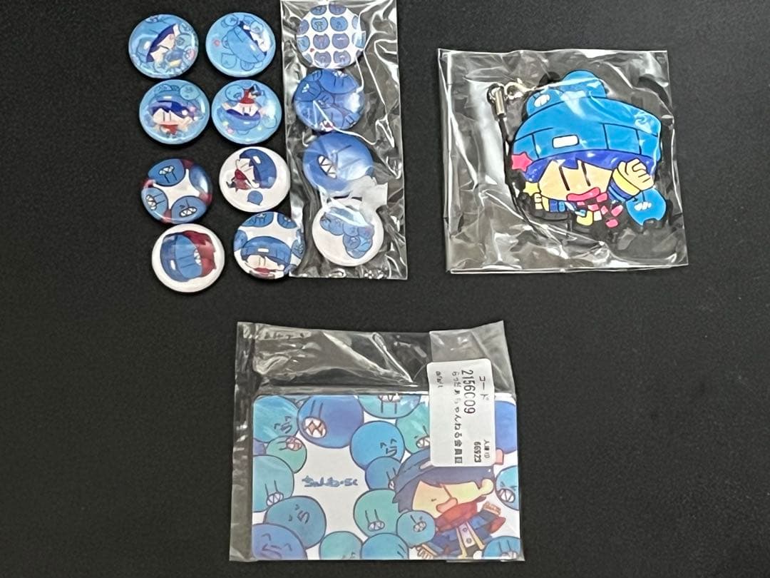 らっだぁ　会員証　缶バッジ　ラバーストラップ