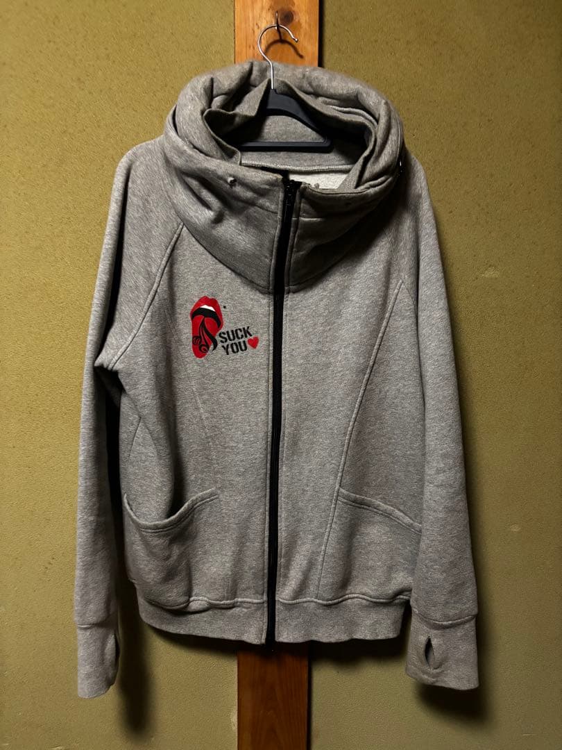 Acid Black Cherry ボリュームネックパーカー グレー yasu