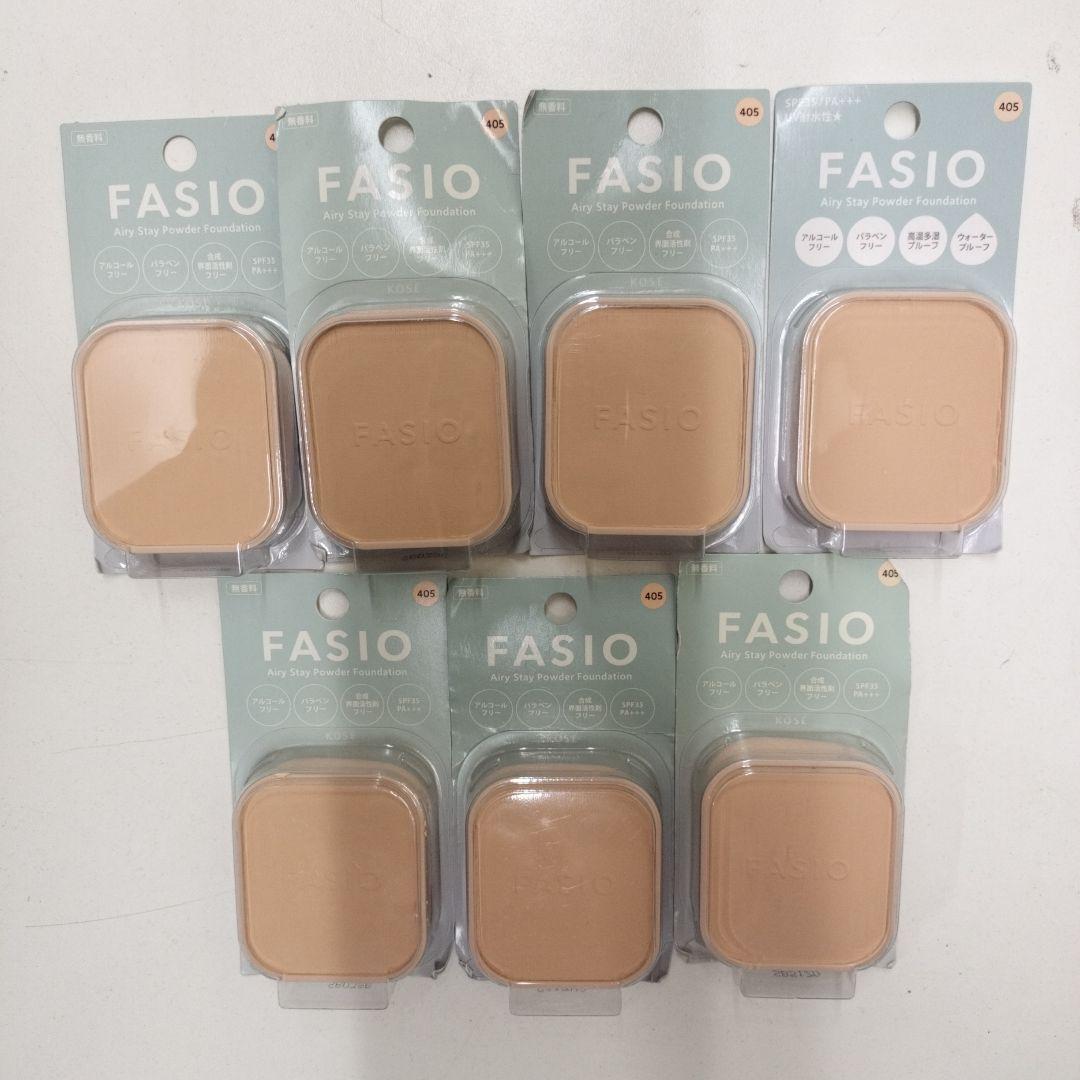 7個セット ファシオ エアリーステイ パウダー 405 ライトオークル
