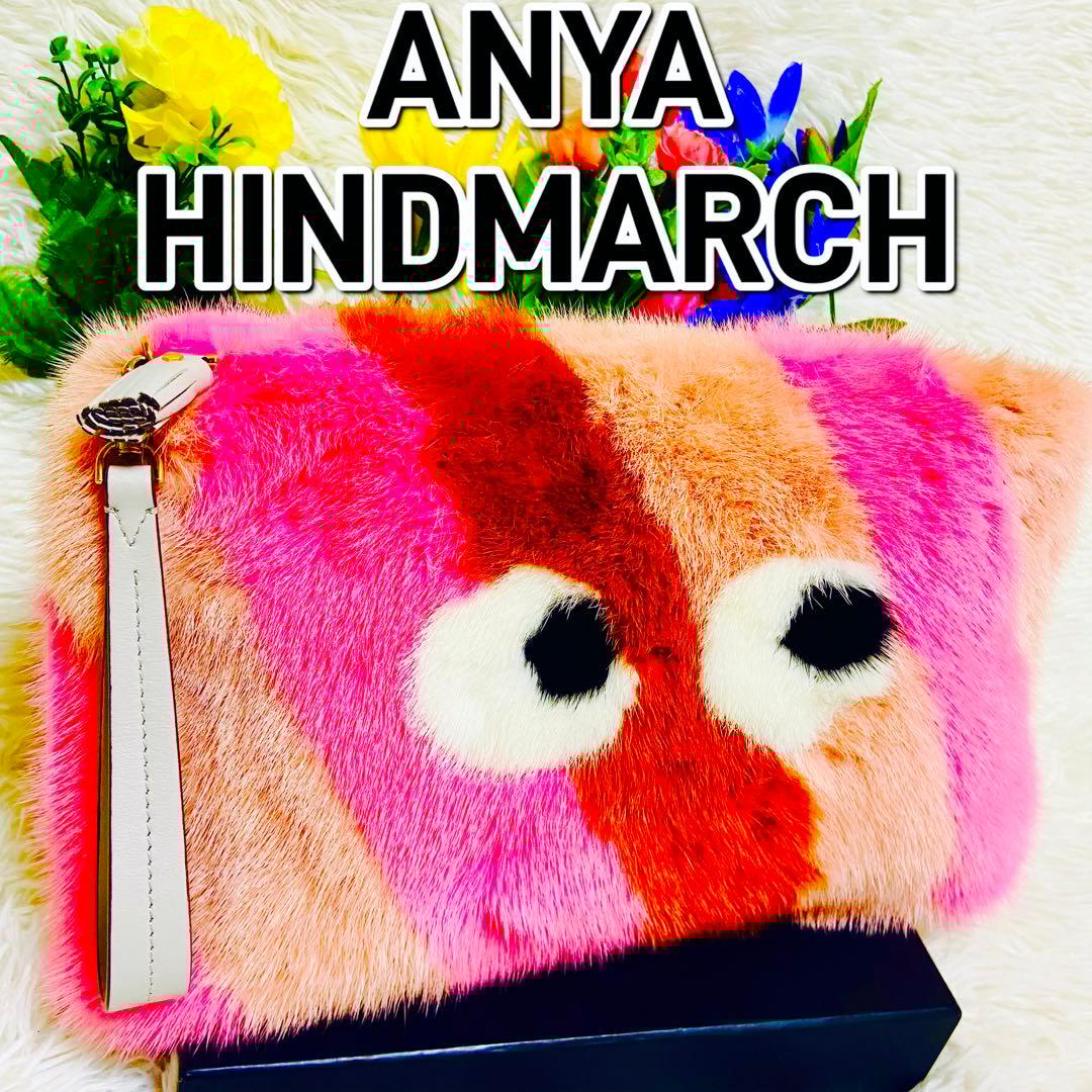 ANYA HINDMARCH✨アニヤハインドマーチ✨バッグ✨13万✨ミンクファー