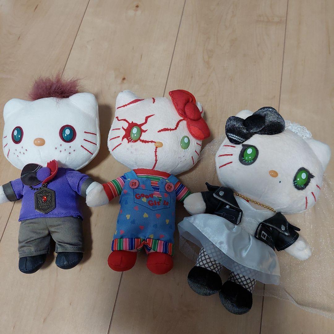 キティ 　チャッキーの花嫁　3体セット　USJ ユニバ】USJチャッキー×キティコラボグッズ紹介！おまけにチャッキーの