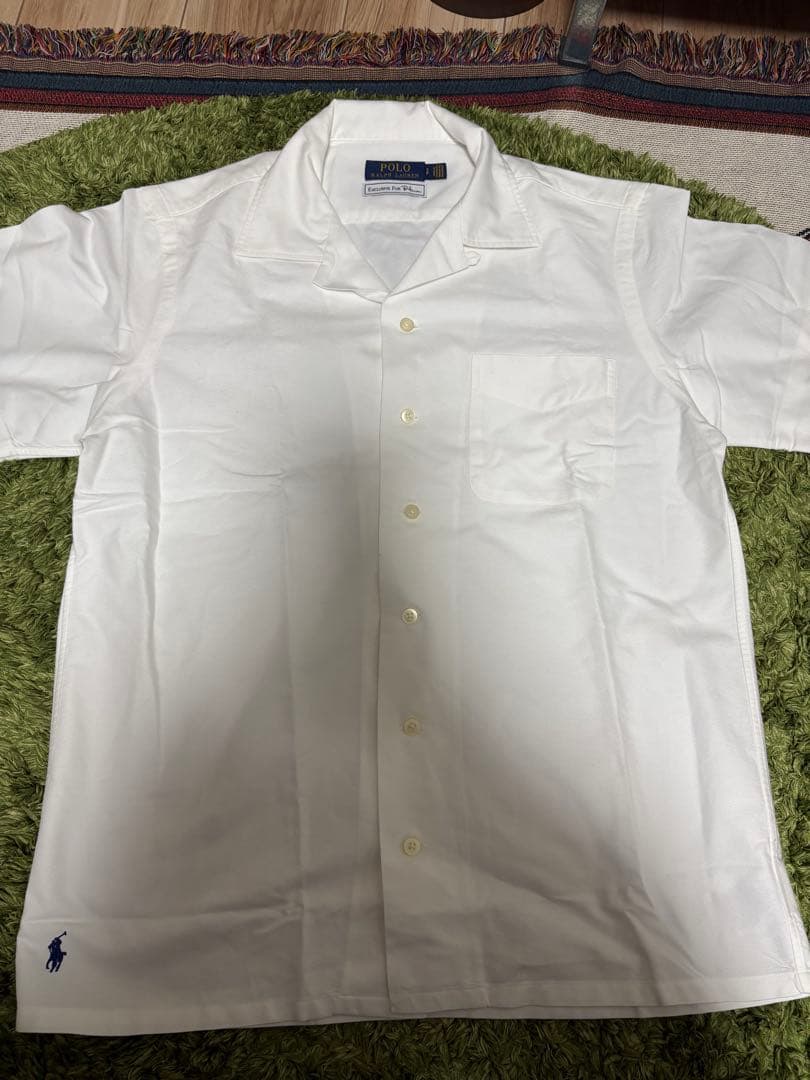 POLO RALPH LAUREN ロンハーマン別注 開襟半袖シャツ S 白