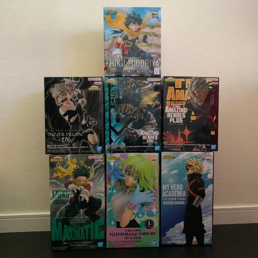 僕のヒーローアカデミア　プライズフィギュア　7点セット