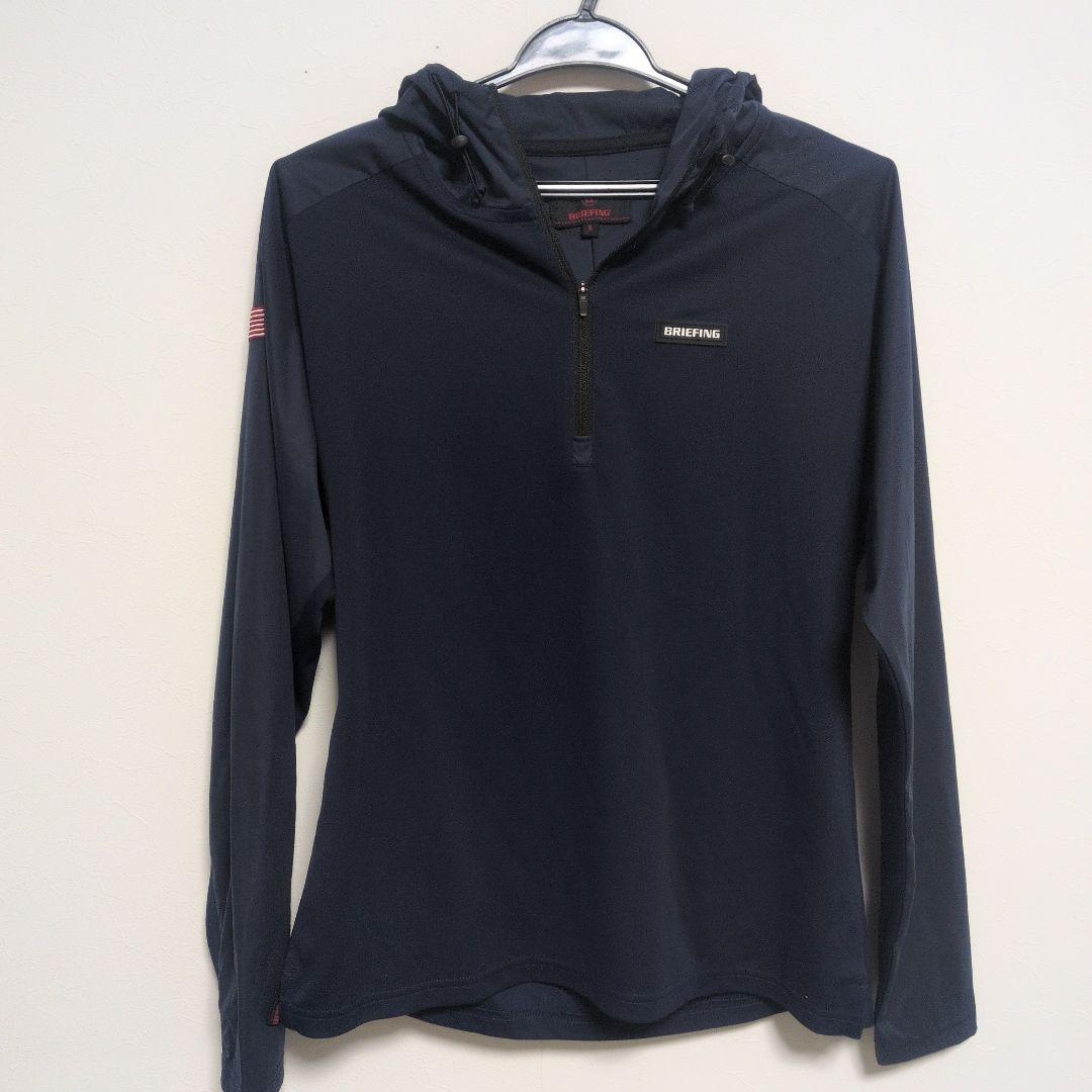 BRIEFING フード付きネイビー長袖ジャケット