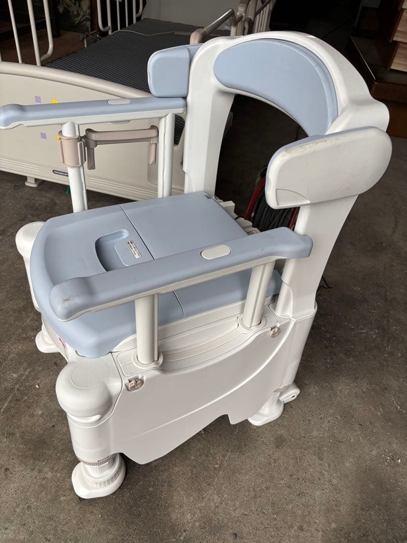 安寿 ポータプルトイレ　FX-30 標準便座　快適脱臭ミストブルー