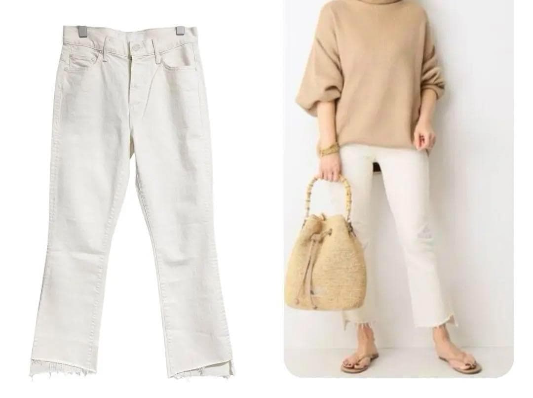 未使用　ドゥーズィエムクラス マザー NATURAL INSIDER CROP 楽天市場】MOTHER/マザー ドゥーズィエムクラス購入 FADED BLACK