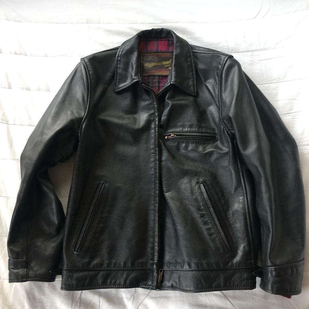 エアロレザー ハイウェイマン ヴィンテージ 80s - メルカリ