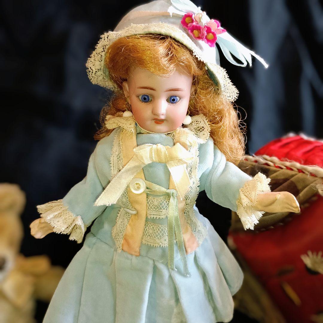 ⭐S2 　アンティークドール　ミニョネット　かわいいシモン・ハルビック　S＆H⭐