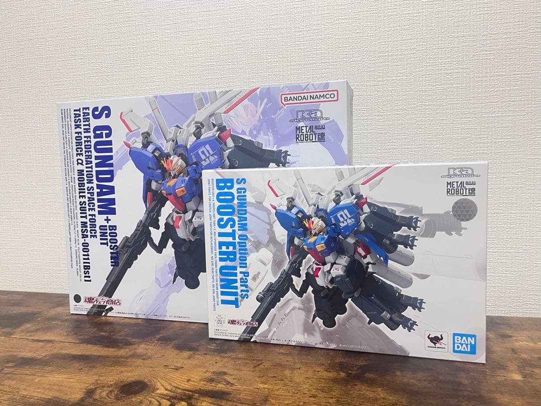 【開封品】L ROBOT魂 Sガンダム ブースター・ユニット装着型セット METAL ROBOT魂（Ka signature） ＜SIDE MS＞ Sガンダム ブースター