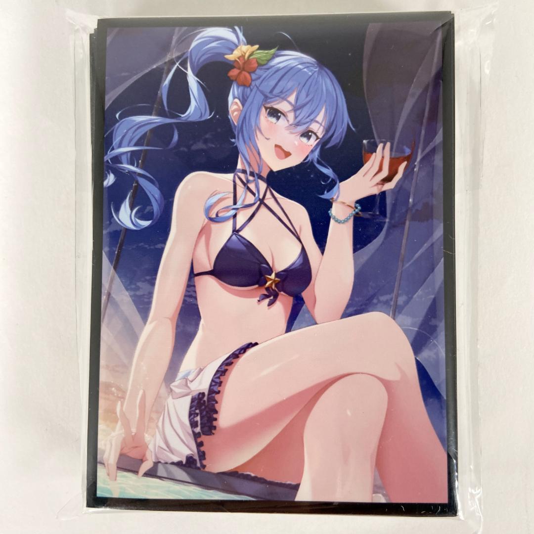 ホロライブ 星街すいせい 水着 グラス スリーブ プレイマット 【sanp