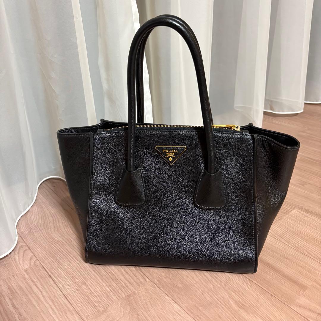 PRADA 2way ハンドバッグ GLACE'CALF 1BG625
