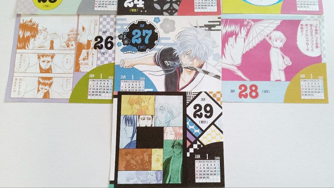 銀魂 日めくりカレンダー 原作絵 365日 大銀魂展 水魂 - メルカリ