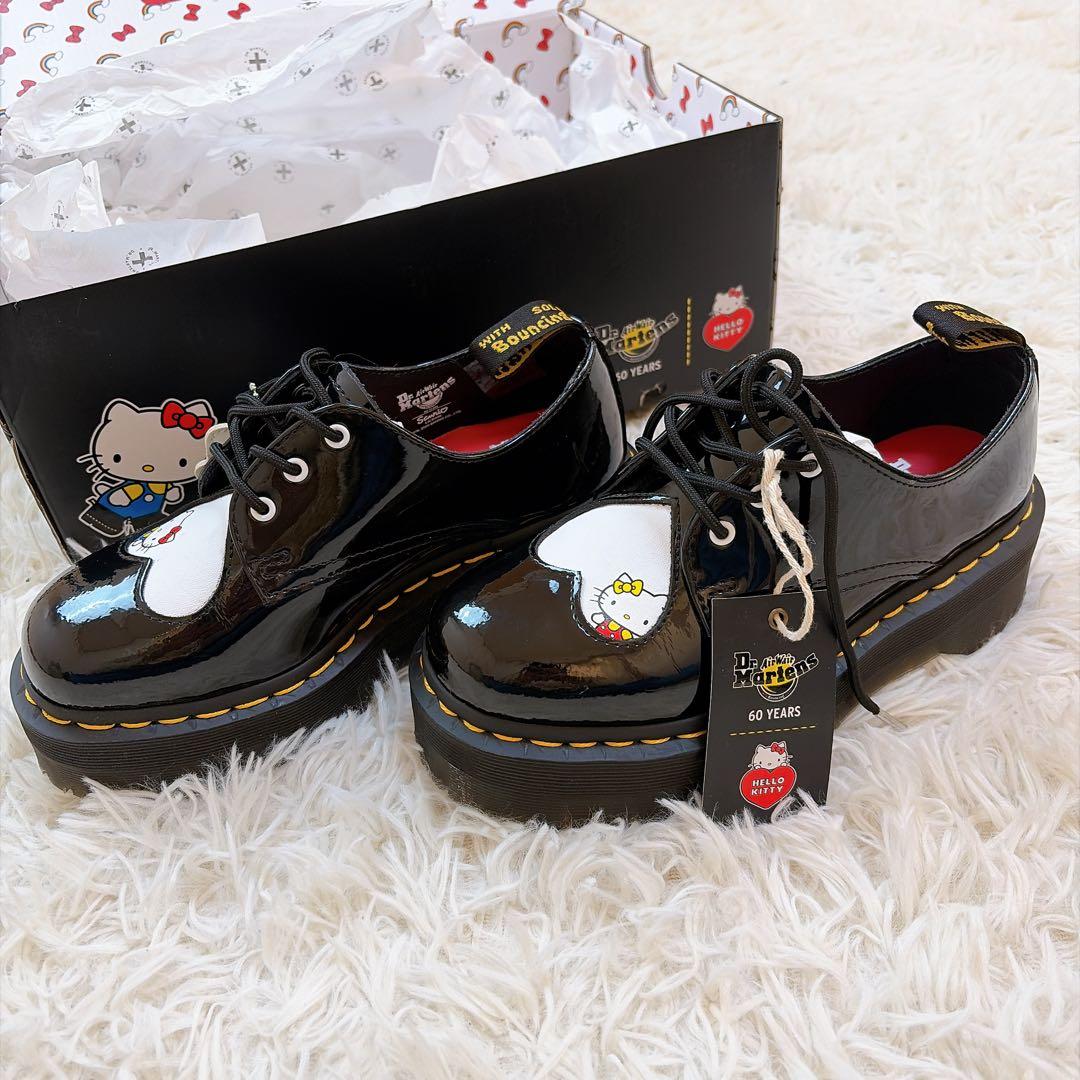 極美品】ドクターマーチン サンリキティちゃん 厚底ローファー 1461