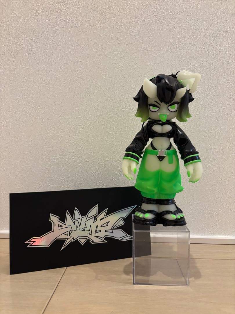 その他 emDASH AMANOJAKI HYPE GREEN G.I.D 新品未開封 emdash move ソフビ 3rdカラー hype green g i d emDASH