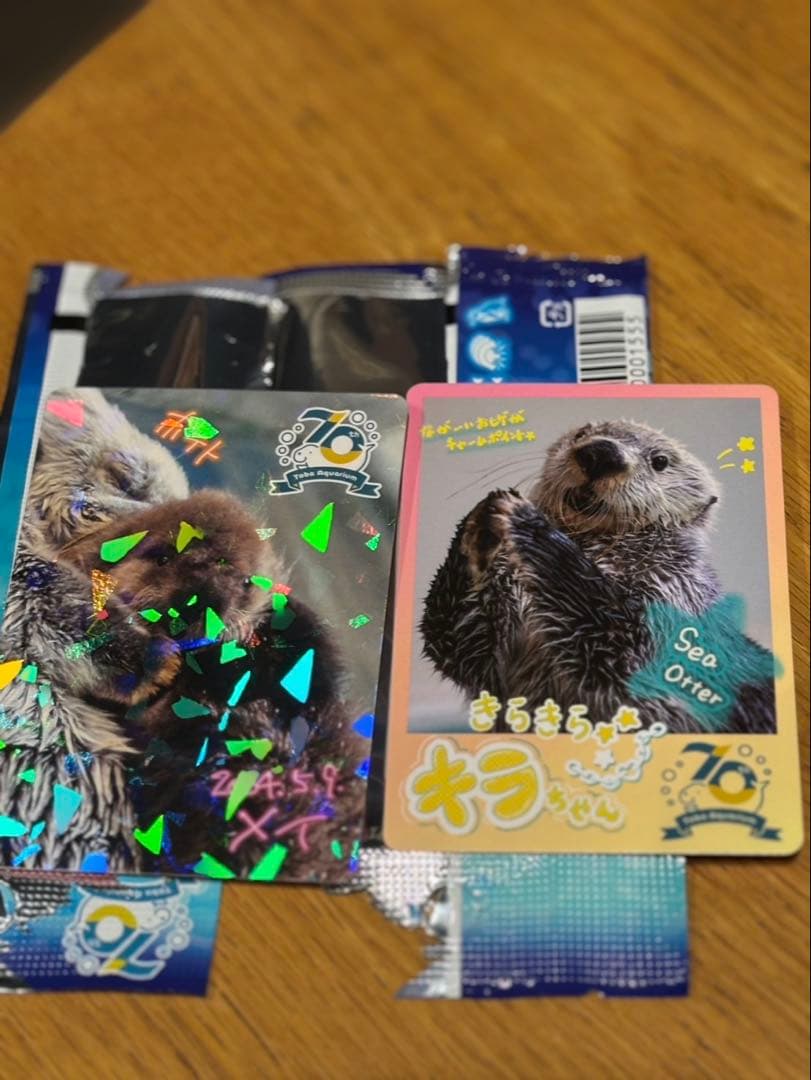 鳥羽水族館 70周年記念 コレクションカード メイ（レアカード）・キラ セット