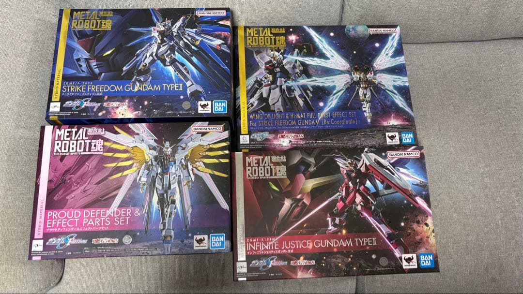 メタルロボット魂 4点セット ストフリ弐式、インジャ弐式、プラウド