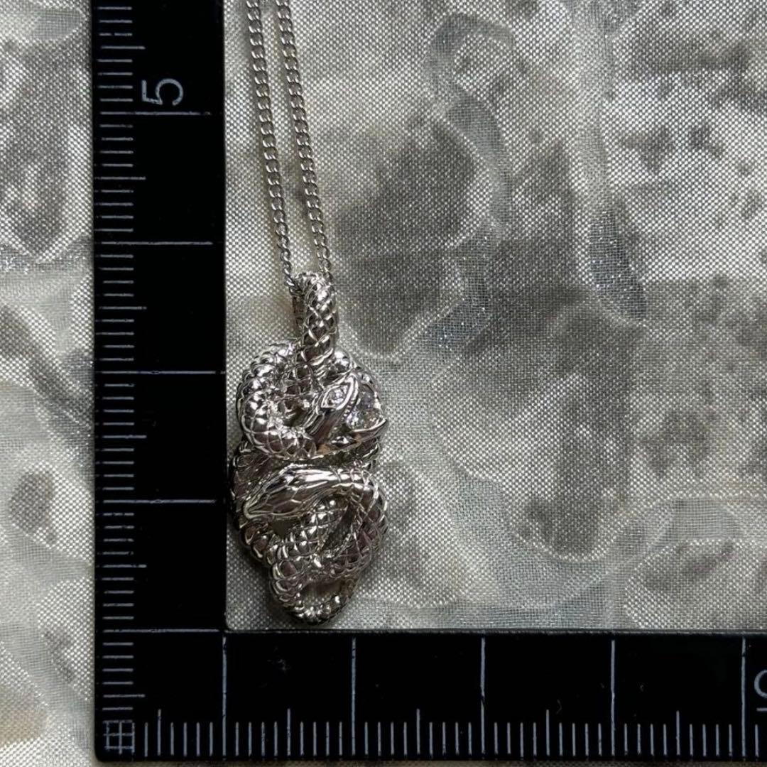 シルバー925 スネーク ネックレス 蛇 ヘビ hyde gunda 好きにも - メルカリ