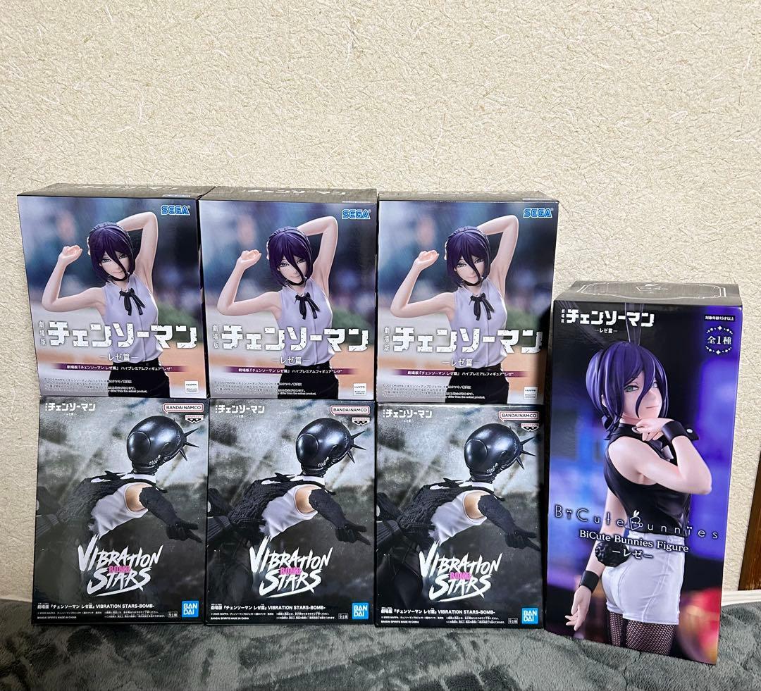 【新品未開封】劇場版チェンソーマン　レゼ篇　レゼ　フィギュア　まとめ売り　計7点