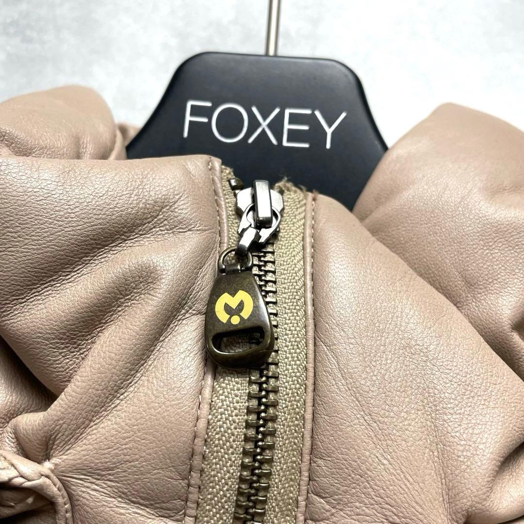 大きいサイズ✨美品 ミラショーン ロングダウンコート ラムレザー 44 2XL