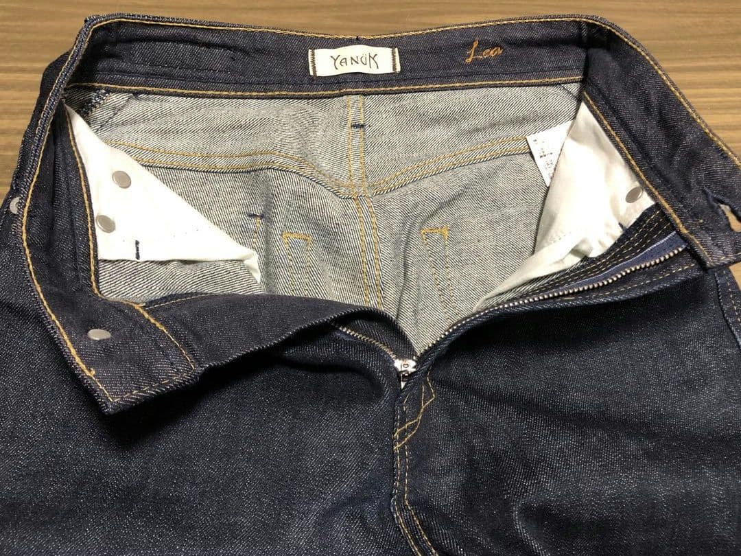 YANUK ヤヌーク ボーイズストレートデニム LEAレア サイズ23 owi